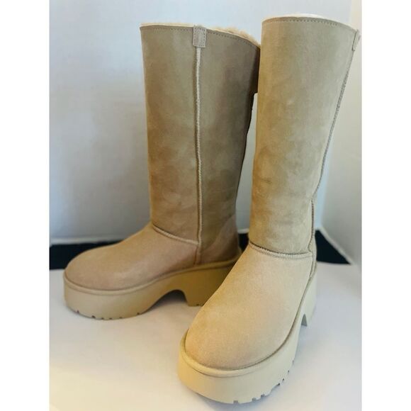 UGG CLASSIC NEW HEIGHTS CUFFABLE CHESTNUT TALL SUEDE WOMEN'S BOOTS SIZE US 9 NWT - Picture 12 of 13
